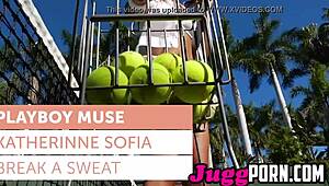 i break sweat with playboy muse katherinne sofia sporty style