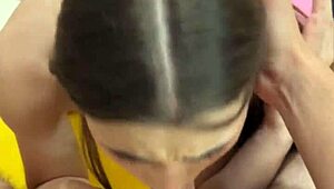 Juniper Ren's tight body gets pounded hard post-yoga by stepdad's friend