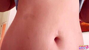 Violet Spice’s Big Natural Tits and Armpit Catch Massive Cumshot Load