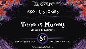 she trades time for cash fingering her wet pussy to orgasm