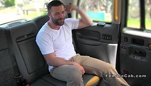 Fake taxi babe rides cock hard for free backseat fuck