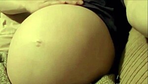 her swollen belly hides devouring cravings deep inside