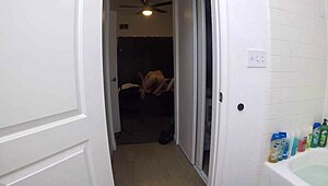 Skinny Asian Slut Candy Cruise Gags on Cock in Bathtub POV Deepthroat Choking Poolside