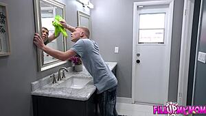Busty Frustrated MILF Mommy Finally Rides Taboo Cock Missionary with Huge Tits Bouncing Wild