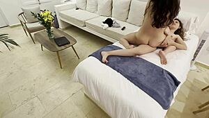 Masseuse grinds her huge ass on my face in sauna