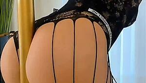 sexy latina goddess teases with big tits ass then gets fucked hard at pole dance 😍💦