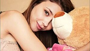 MILA AZUL'S BEST NUDE EROTIC MODEL TITS WITH TEDDY BEAR GOSHA - PLUSHIES TV GOES WILD!