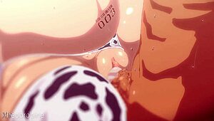 Shenhe from Genshin Impact Swells with Pregnancy by TheoBrobine