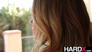 i'm blonde beauty lovin my long distance bf's monster cock ridin deep n hard