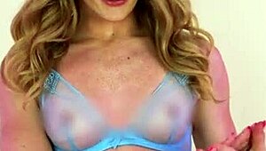 dare to see through this sexy agent provocateur lingerie try-on?