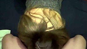 Beautiful big ass bent over in sparkly party dress doggystyle