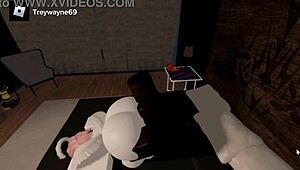 mi culo enorme siendo destrozado por el monstruo negro de papi... femboy grita!