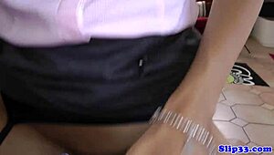 Heart pounding as seductive 18+ teen rides old man's cock in POV