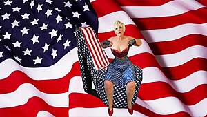 pov close-up fat american granny deepthroats massive cock balls deep