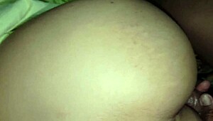 bhabhi moans as devar fingers her tight ass in bathroom before first anal plunge. roommate watches the horny housewife ride small cock.