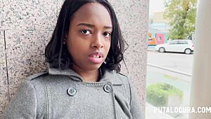 colombiana paris swallows torbe's hot load in dirty bedroom pillada