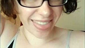 innocent jane judge's private sexts turn into big ass femdom humiliation with glasses