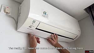 i paid the repairman with quick outdoor pussy fuck then walked street cum-covered from rough doggystyle creampie