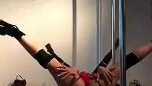 sexy doctora strips and pole dances seductively for eager patient!