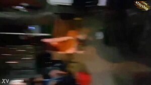 cam girl's big ass tempts with bottle insertion hidden cam tease