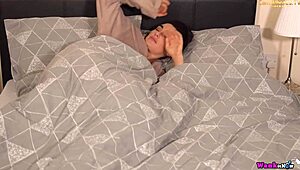 pov: you're wanking hard over your step sister's natural tits while she gives jerk off instructions