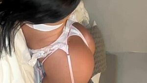 experienced slutty british girlfriend teases webcam secrets