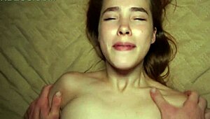 i'm gettin roughly pounded an cum dumped on my face it feels sooo good ughh