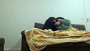 real stepmom grabs stepson's fat cock and bounces hard in taboo ride