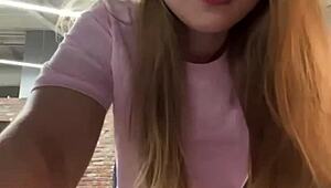naughty gym quickie pounds wet teen pussy in public thrill