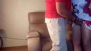 Fucking 18-year-old stepdaughter while wife at work taboo