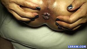 rough thai ladyboy's tight asshole gets bareback pounded pov style