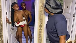 Step Mom Catches Daughter Pounding BBC Stepdad During School!