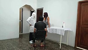 that cheating latina whore sneaks to the hospital for her doctor to pound her fat ass in kinky roleplay domination