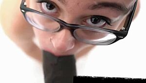 Nerdy emo short hair PAWG ass slammed by monster cock