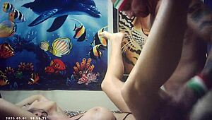 Ever wonder how candice cumm handles that italian pounding machine behind the scenes with her glasses on and shaved pussy dripping during sexy brunette action?