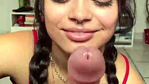 wanna see her jerk and suck wellington prado's monster cock till cumshot?