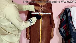 desi bhabhi's pussy groped by tailor turns into hard fucking at ranch