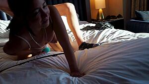 i'm shakin my huge latina ass then he facefucks me doggystyle with thick load
