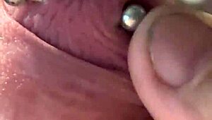 big piercing first cumshot damn! 💦🔥