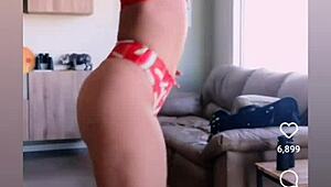 damn check out kortney olson's strong muscular ass shaking in this cum-worthy compilation
