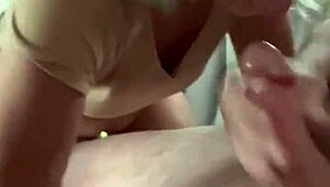 Real hooker grabs cock in backseat sucking every drop outdoors deep