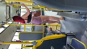 brazilian voyeur amateur prostitute maid surprises on bus ride home