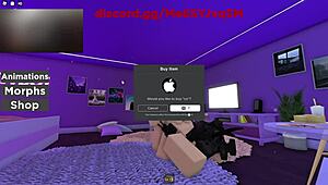 Sexy Roblox Girl Deepthroats Grinds Cowgirl Doggystyle to Please Fully