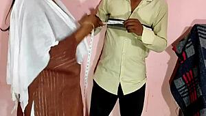 desi bhabhi's pussy groped by tailor turns into hard fucking at ranch