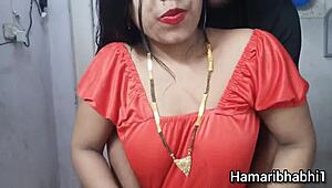 damn sexy indian aishwarya bhabhi's wet chut pounded standing doggy style!