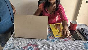 Fucked indian bhabhi hard at office!
