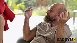 My heart races as little slut Una Fairy craves two cocks right here