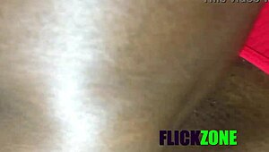 Santa stuffs ebony babe's tight pussy and throat on christmas close-up
