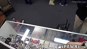 Broke Milf Sells Tight Cunt to Pawnshop for Monster Cock Fuck