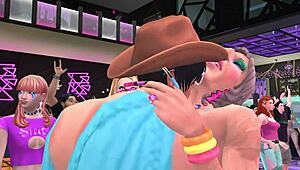 mature busty groupie hooters outshine pretty girls in hot sims 4 scene